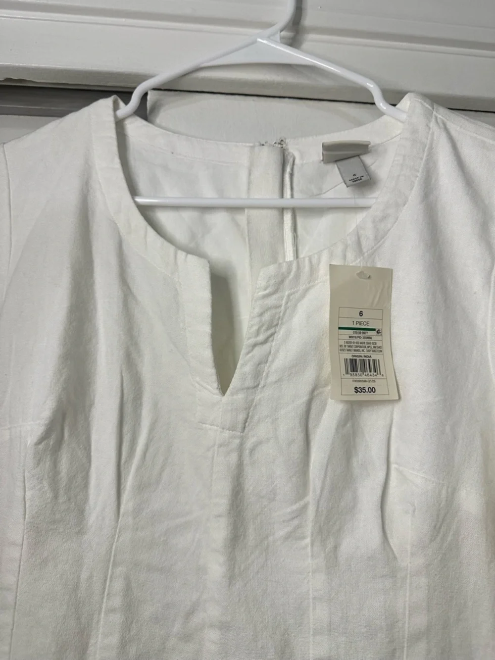 A New Day A-Line Mini White Dress - Picture 2 of 7